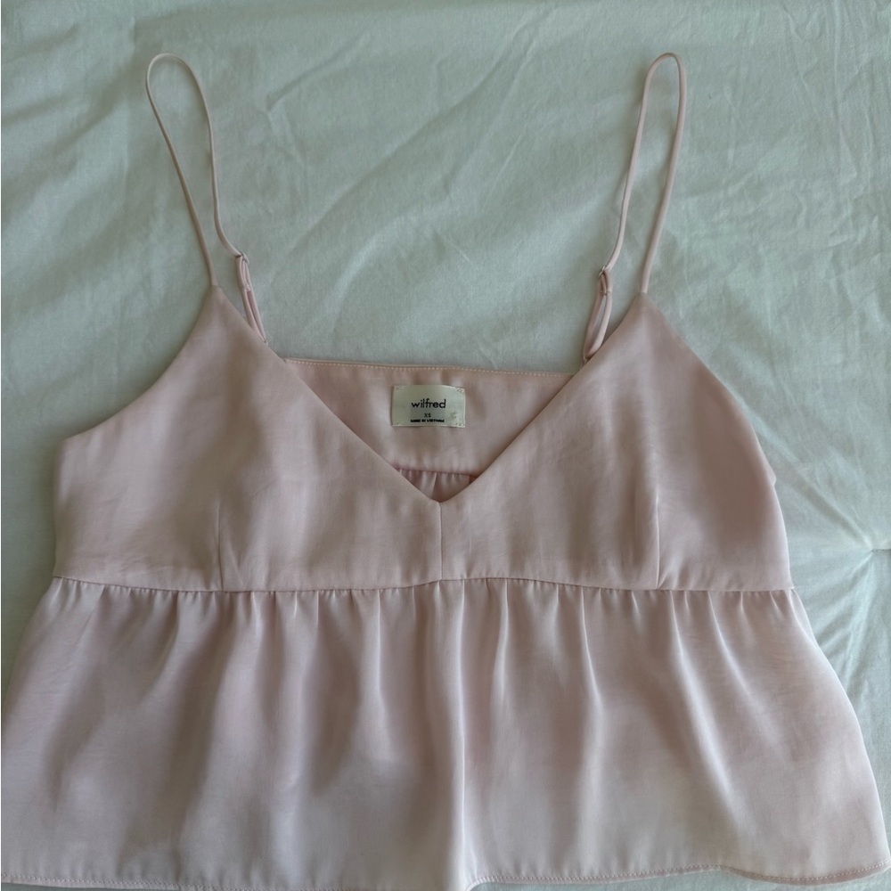 Wilfred Light Pink V-Neck Tank Top